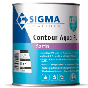 Sigma Contour Aqua PU Satin